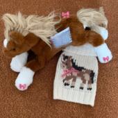 周末小狗狗毛衣高领秋冬季 复古小马农场小型犬衣服约克夏