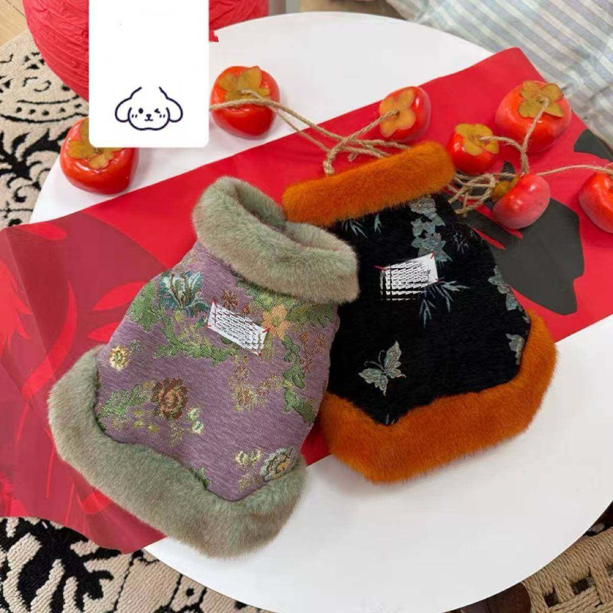 宠物衣服秋冬新款新中式过年裙子狗狗猫咪加厚拜年唐装,宠物/宠物食品及用品,狗宠物服装/雨衣,淘宝优惠券,粉丝福利购,淘宝优惠卷