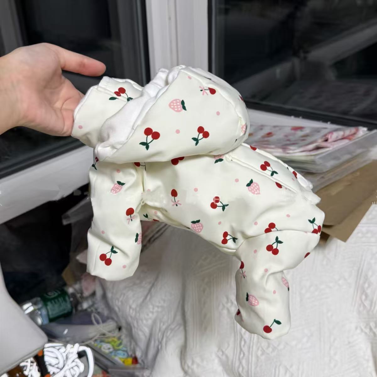 宠物贵宾比熊泰迪雪纳瑞狗狗衣服小型犬秋冬装加厚四脚衣幼犬冬款