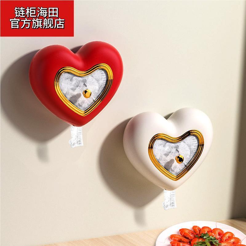 磁吸一次性抽取式保鲜膜套收纳盒厨房家用冰箱侧吸铁保鲜罩神器袋