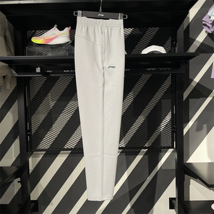 李宁2025秋季新款时尚运动卫裤男子直筒平口针织运动长裤 AKLV693