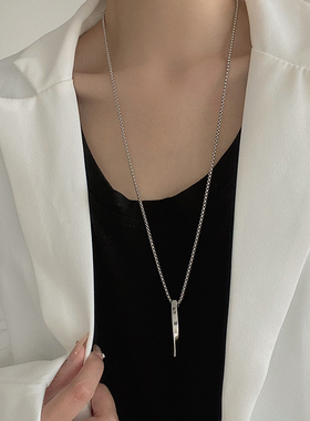 钛钢万能链项链女嘻哈轻奢小众