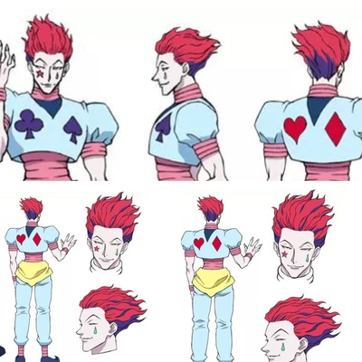 墨染青丝假发定制獵人Hunter × Hunter - 西索cos假发定做假毛