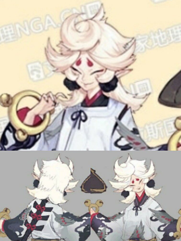 墨染青丝假发定制手游阴阳师星熊童子cos假发一件起定做各种假毛