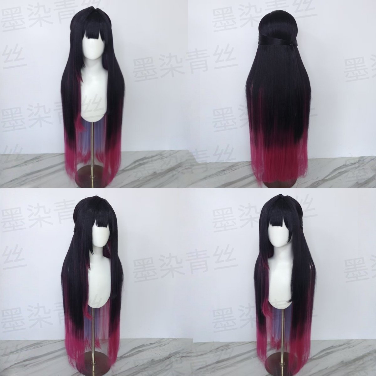 墨染青丝来图定制cos假发
