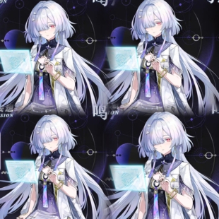 墨染青丝假发定制 鸣潮 莫宁cos假发来图定做各种人物假毛假发