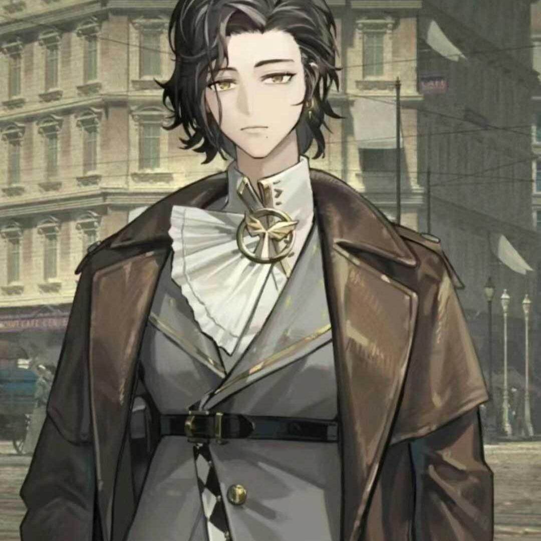 来图定制墨染青丝cos假发