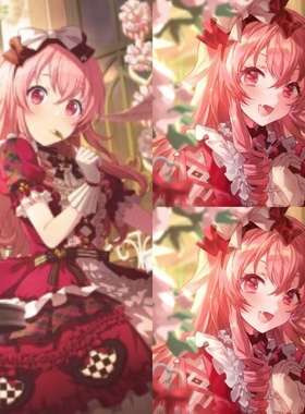 墨染青丝假发定制世界计划桃井爱莉cos情人节airi cos假发