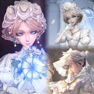 墨染青丝假发定制第五人格红夫人应许之日cos假发一件定做假毛