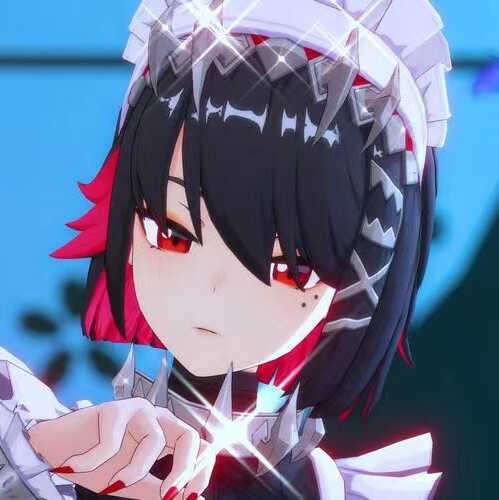 来图定制墨染青丝cos假发