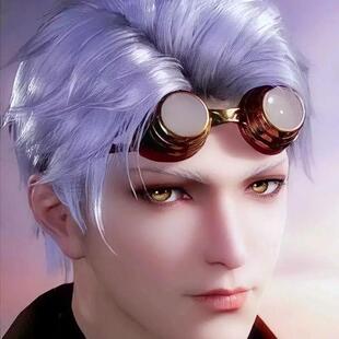 墨染青丝定制假发 魔熊奥斯卡cos假发定做各种人物假毛假发