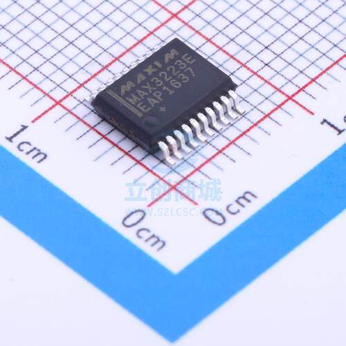 RS232芯片 MAX3223EEAP+T SSOP-20_208mil MAXIM 全新原装进口