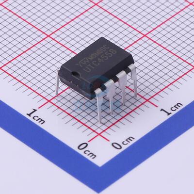 运算放大器 UTC4558 DIP-8 YW(友旺)