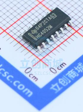 模拟开关/多路复用器 CD74HC4052M96 SOIC-16_150mil TI(