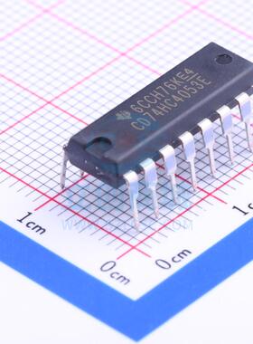 信号开关/编解码器/多路复用器 CD74HC4053E DIP-16 TI全新原装进