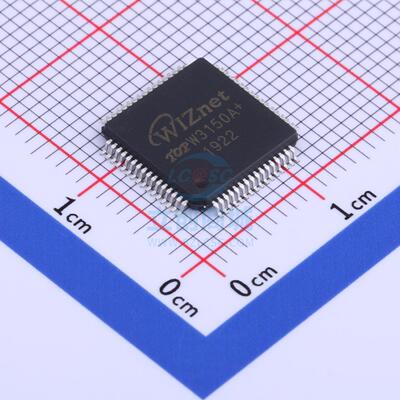 以太网芯片 W3150A+ LQFP-64 WIZNET