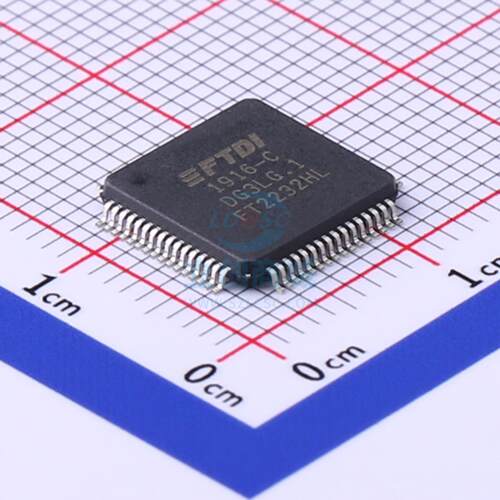 USB芯片 FT2232HL-REEL LQFP-64_10x10x05P FTDI(飞特帝亚)
