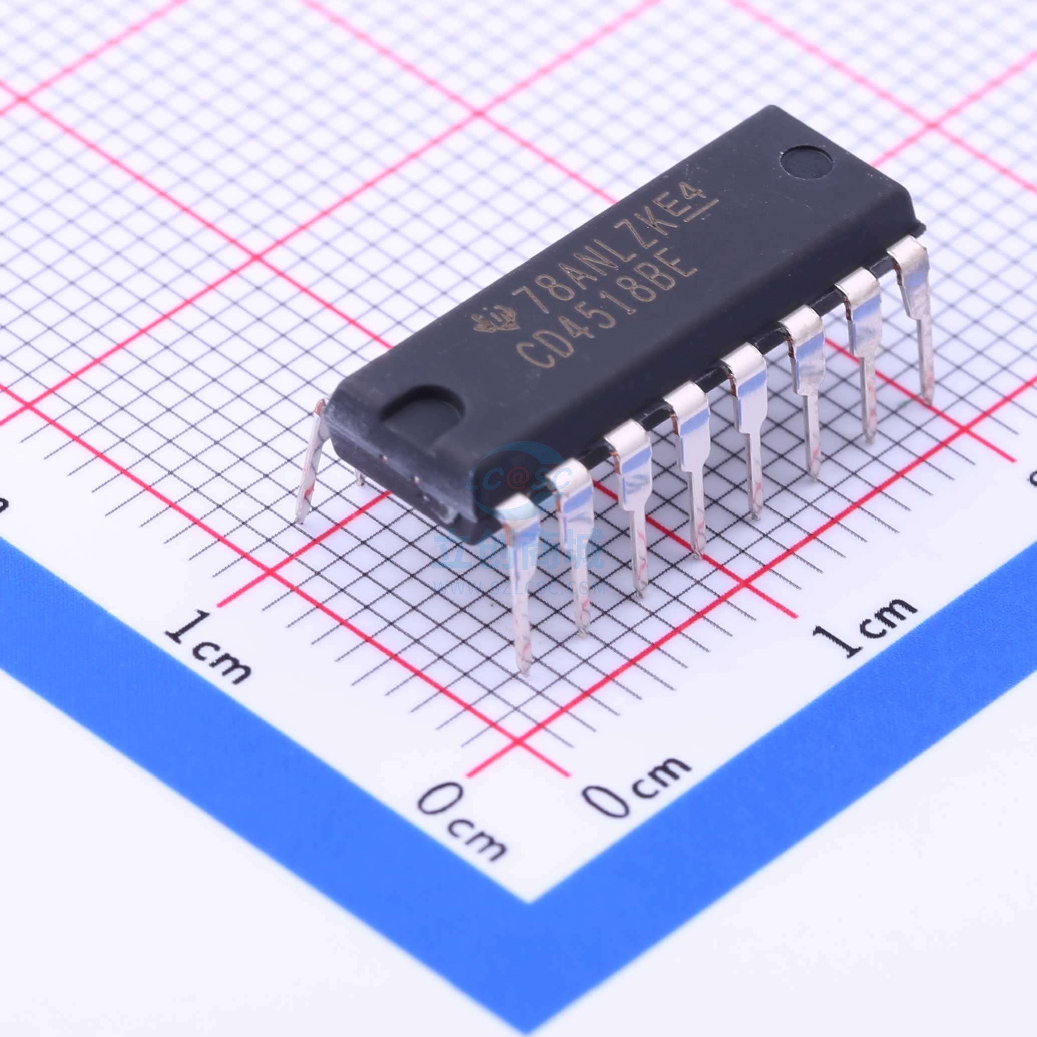 计数器/分频器 CD4518BE DIP-16 全新原装现货