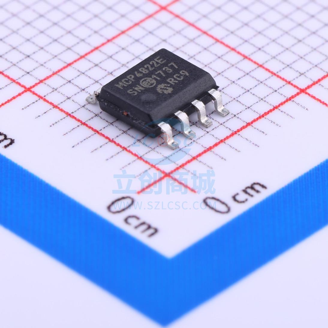 数模转换芯片DAC MCP4822-E/SN SOIC-8_150mil MIC 全新原装进口