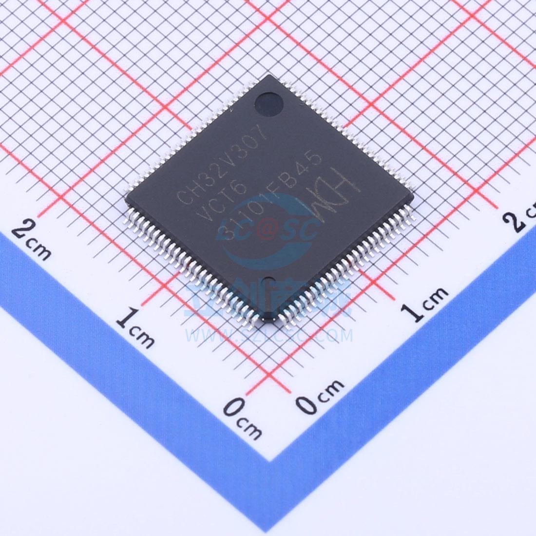 单片机(MCU/MPU/SOC) CH32V307VCT6 LQFP100 WCH(南京沁恒)