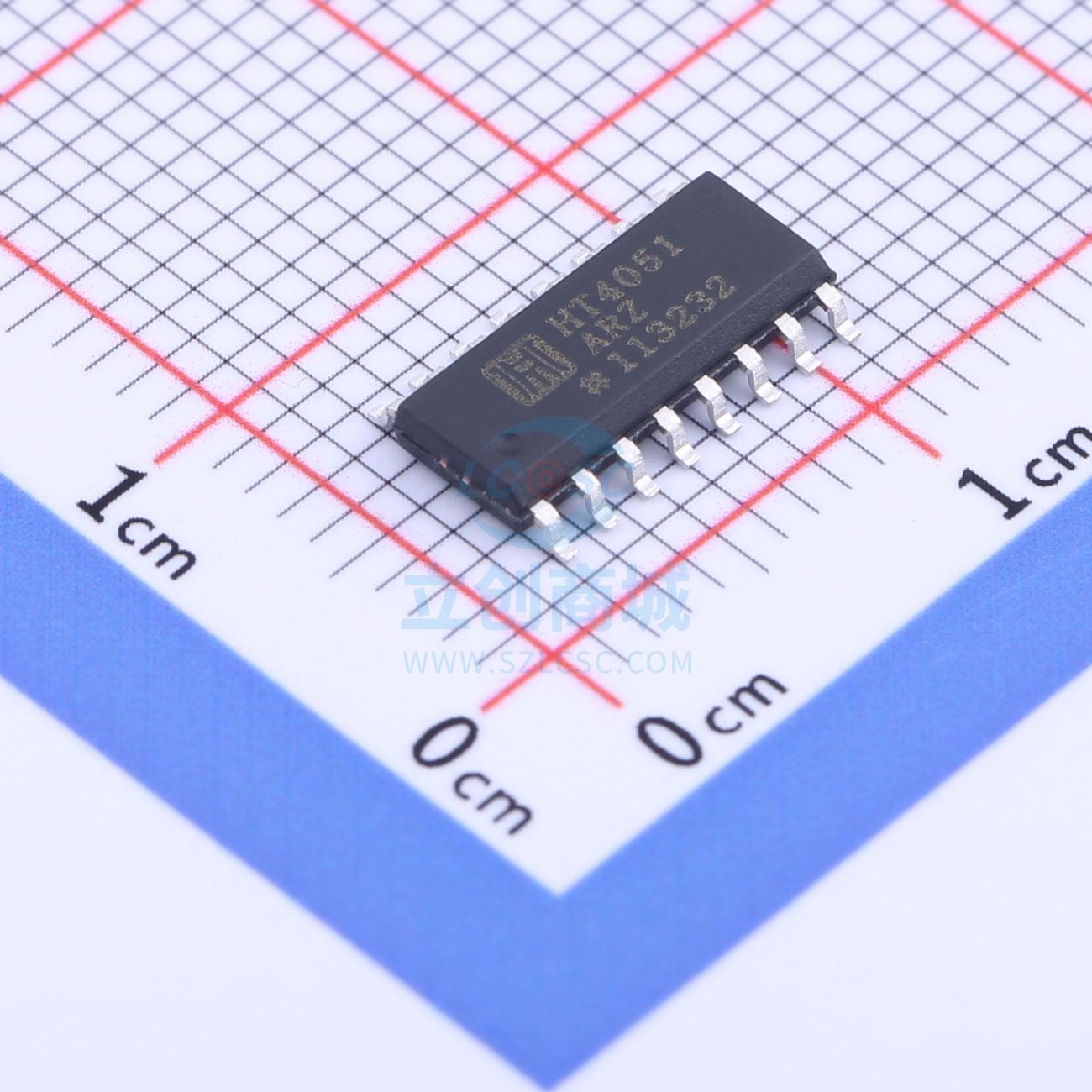 模拟开关/多路复用器 HT4051ARZ SOIC-16 HTCSEMI(海天芯)