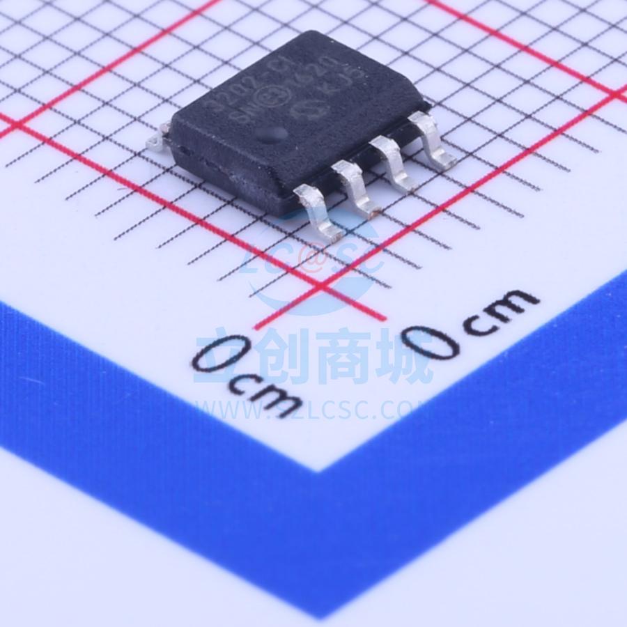 模数转换芯片ADC MCP3202-CI/SN SOP-8_150mil MICROCHIP(美国微
