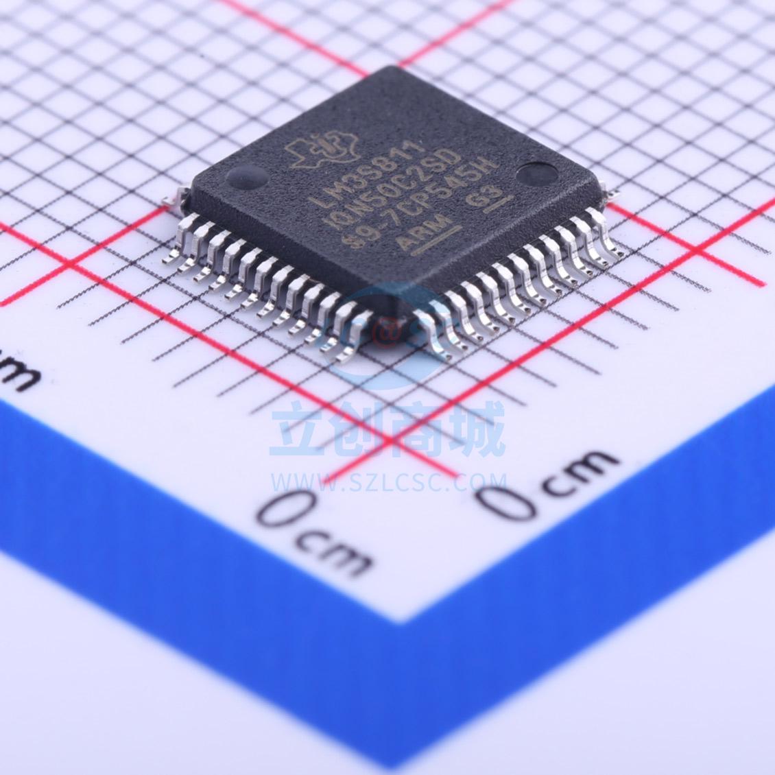 单片机 LM3S811-IQN50-C2 LQFP-48_7x7x05P TI 全新原装正品