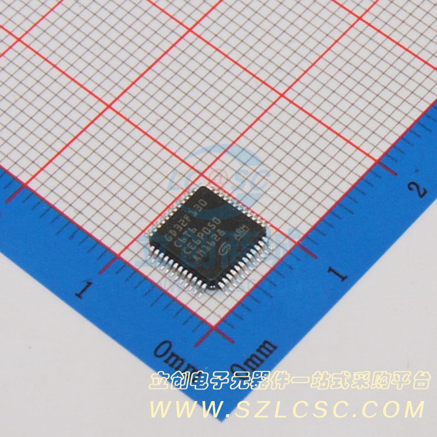 单片机(MCU/MPU/SOC) GD32F130C6T6 LQFP-48_7x7x05P 全新原装进