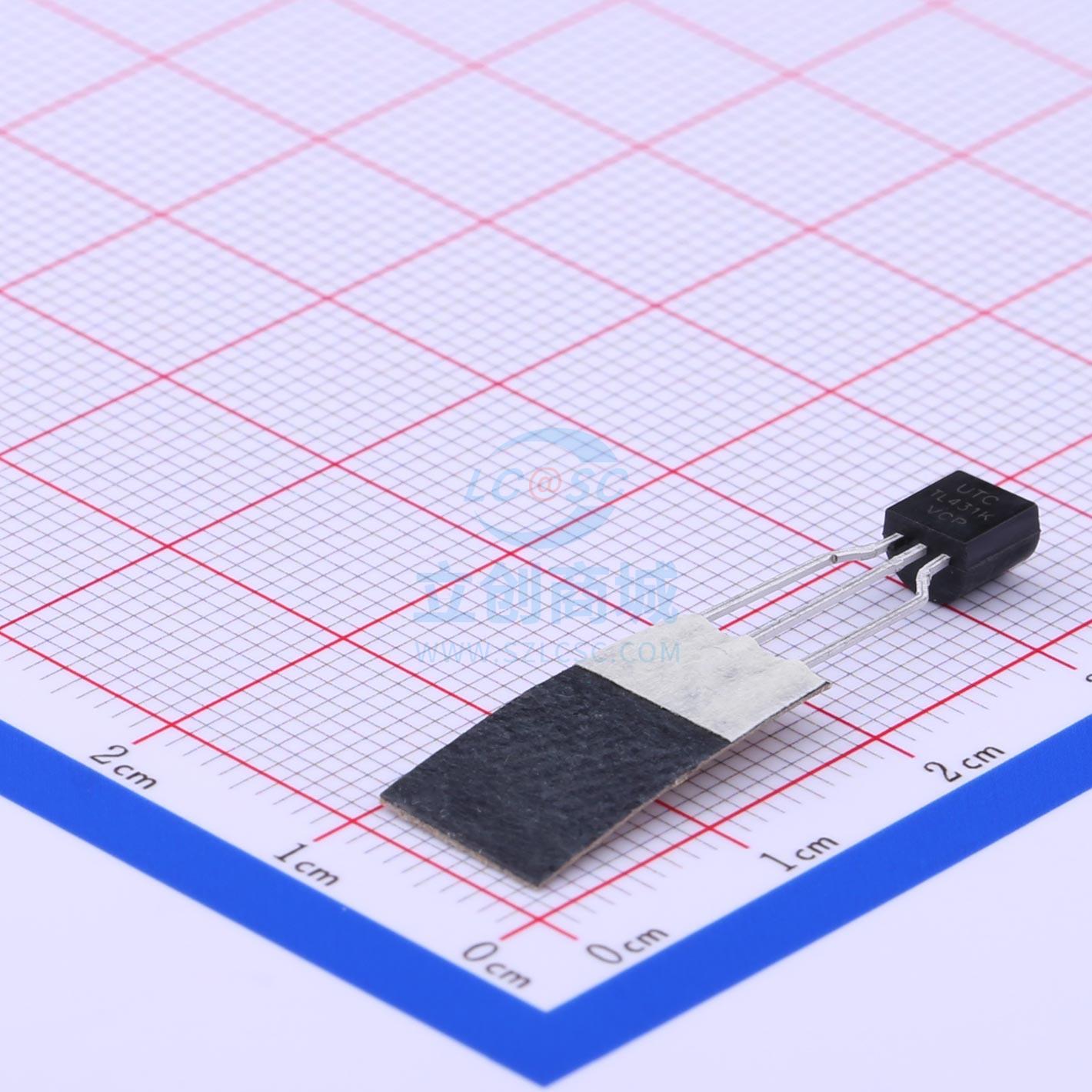 电压基准芯片 TL431K-T92-B TO-92_Forming1 UTC(友顺)