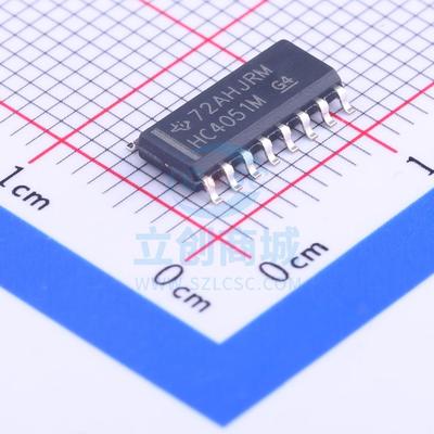 模拟开关/多路复用器 CD74HC4051M SOIC-16_150mil TI()