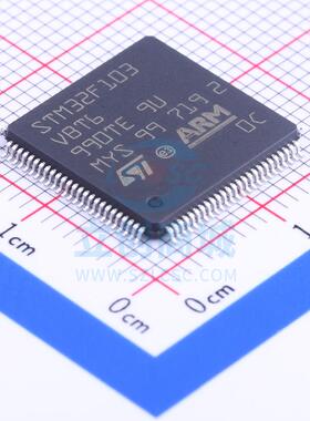 单片机(MCU/MPU/SOC) STM32F103VBT6 LQFP-100_14x14x05P ST 全新