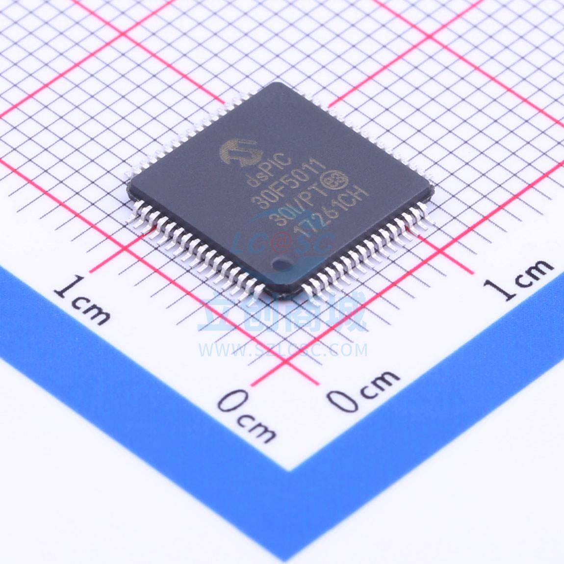 单片机(MCU/MPU/SOC) DSPIC30F5011-30I/PT TQFP-64_10x10x05P MI