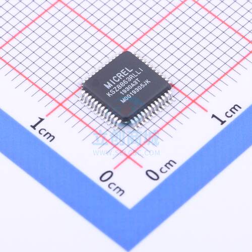 以太网芯片 KSZ8863RLLI LQFP-48 MIC 全新原装进口