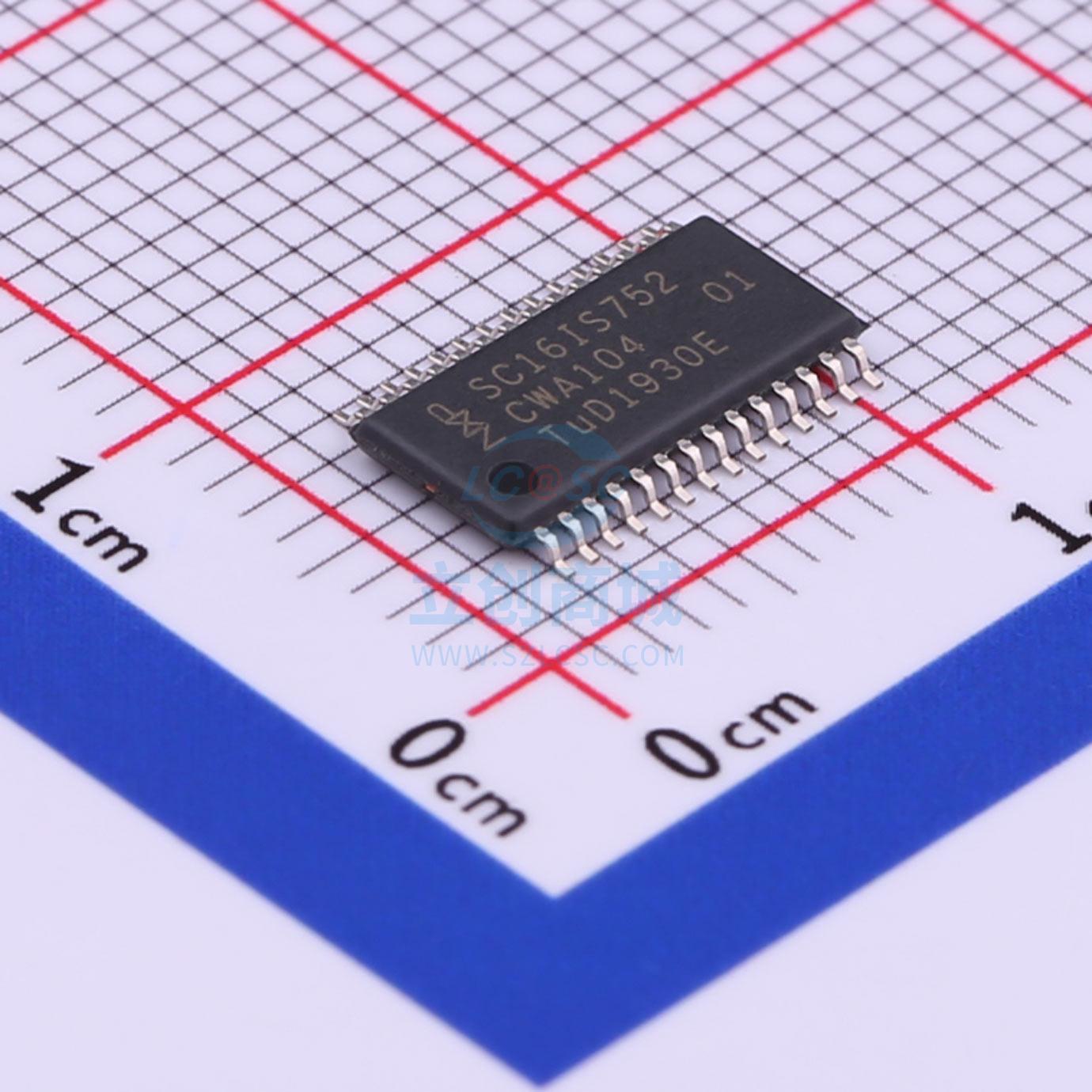总线转UART SC16IS752IPW,112 TSSOP-28 NXP(恩智浦)