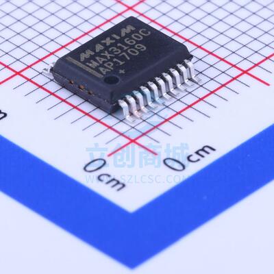 多协议收发器 MAX3160CAP+T SSOP-20_208mil MAXIM 全新原装进口