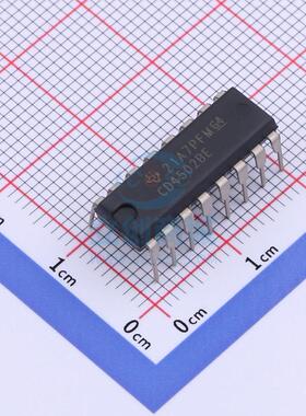 缓冲器/驱动器 CD4502BE PDIP-16 TI 全新原装正品