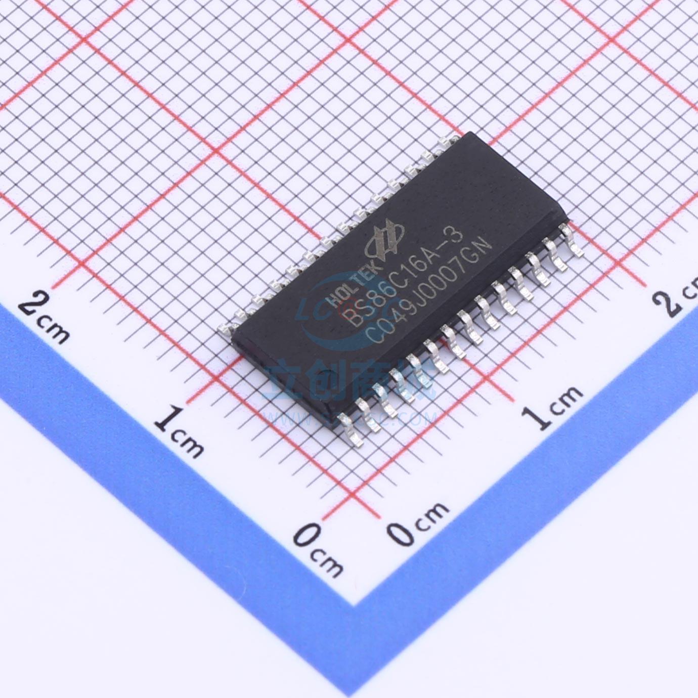 单片机(MCU/MPU/SOC) BS86C16A-3 SOP-28 HOLTEK 全新原装进口