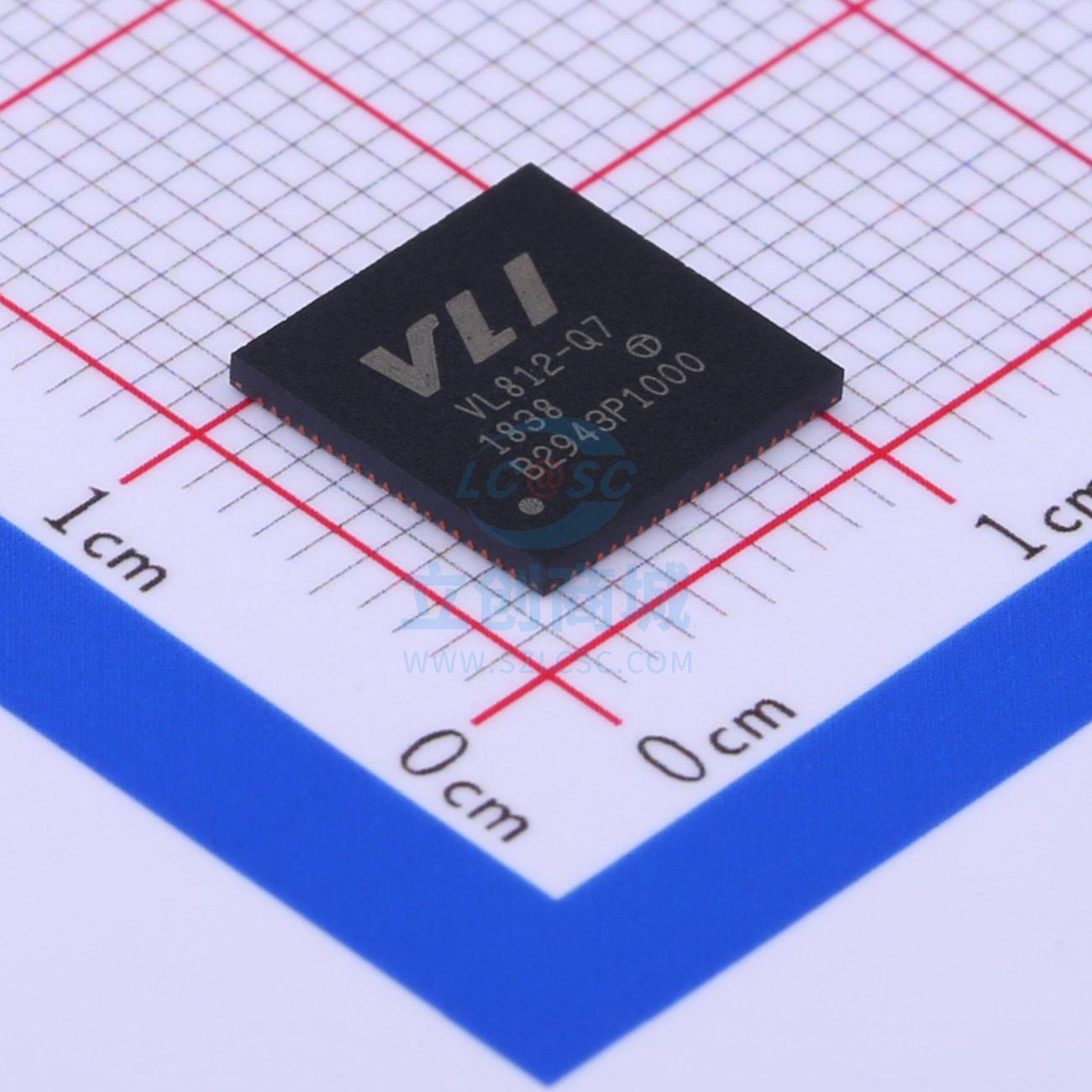 USB芯片 VL812 QFN-76_9x9x04P VIA 全新原装进口