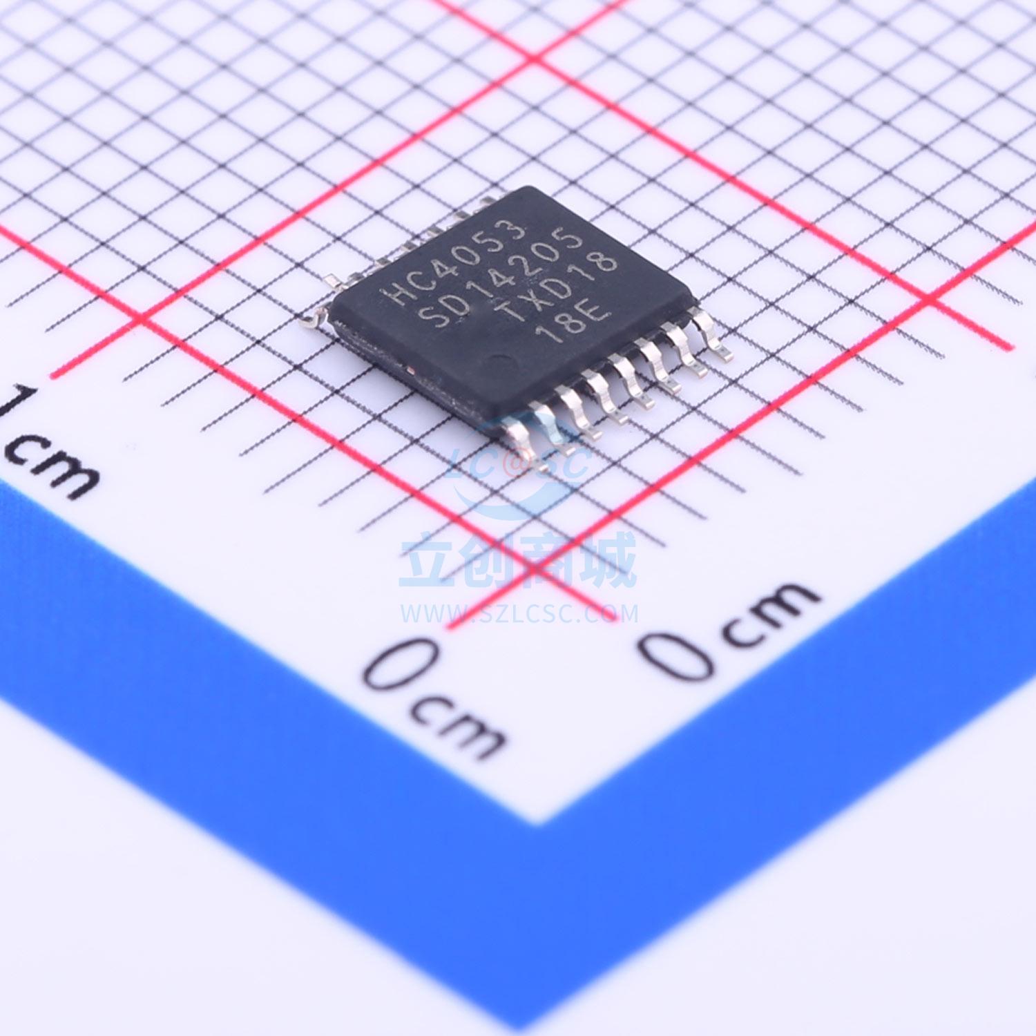 模拟开关/多路复用器 74HC4053PW,118 TSSOP-16 Nexperia(安世)
