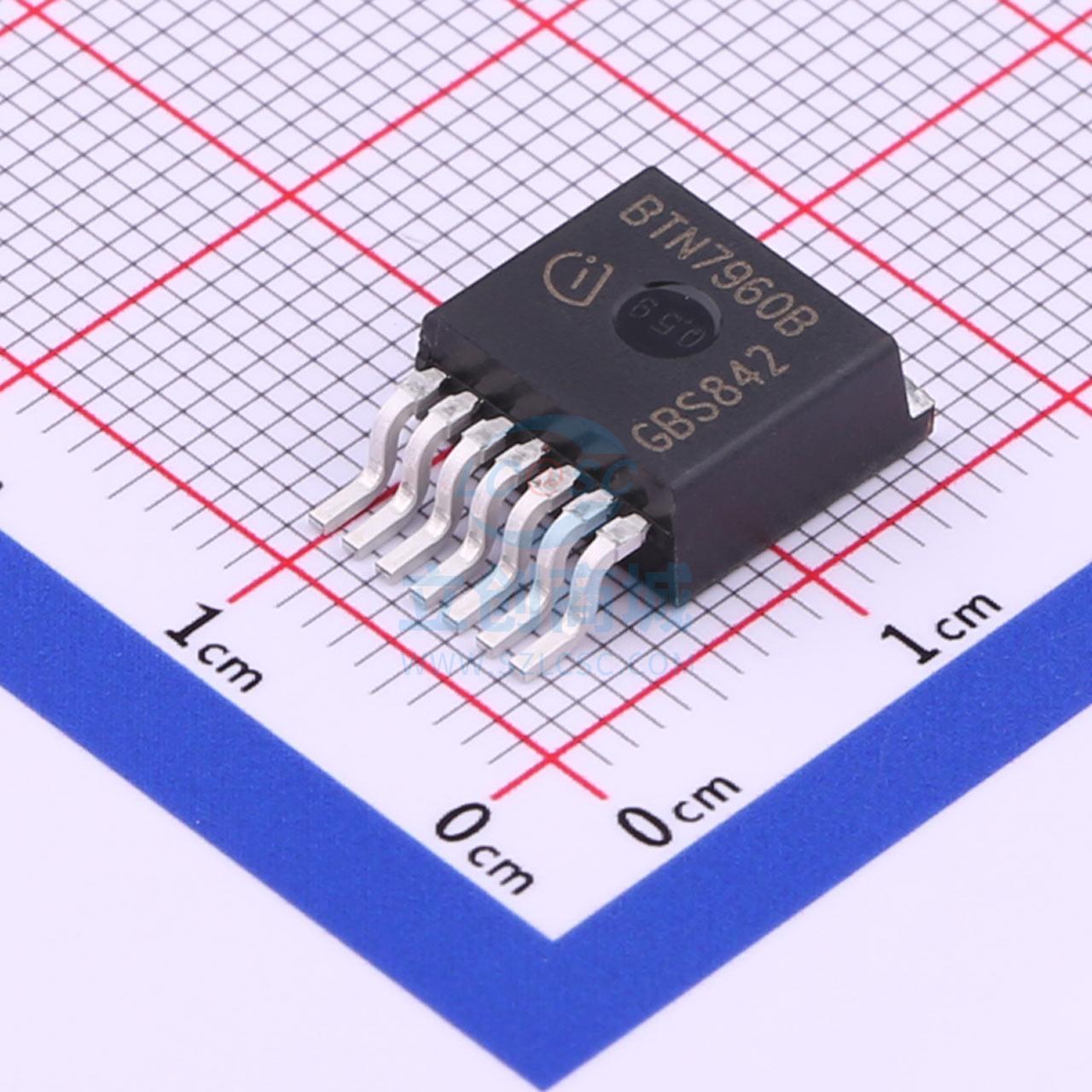 电机驱动芯片 BTN7960B TO-263-7 全新原装正品