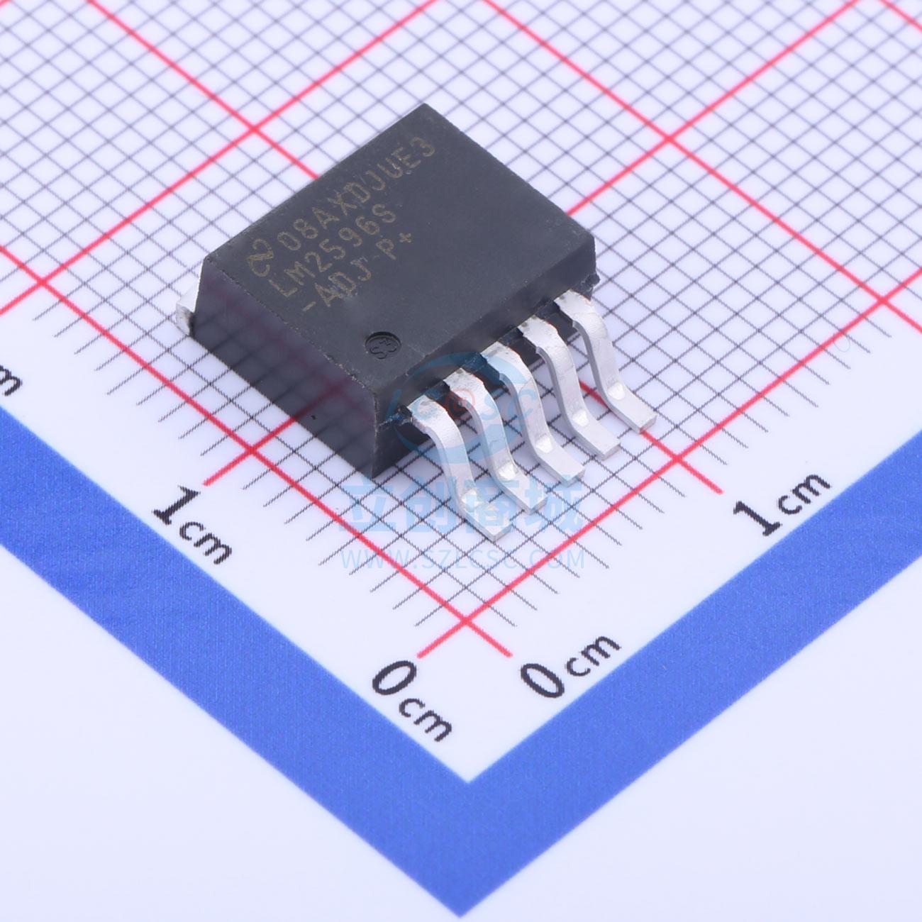 DC-DC电源芯片 LM2596S-ADJ/NOPB DDPAK/TO-263-5 TI 全新原装正