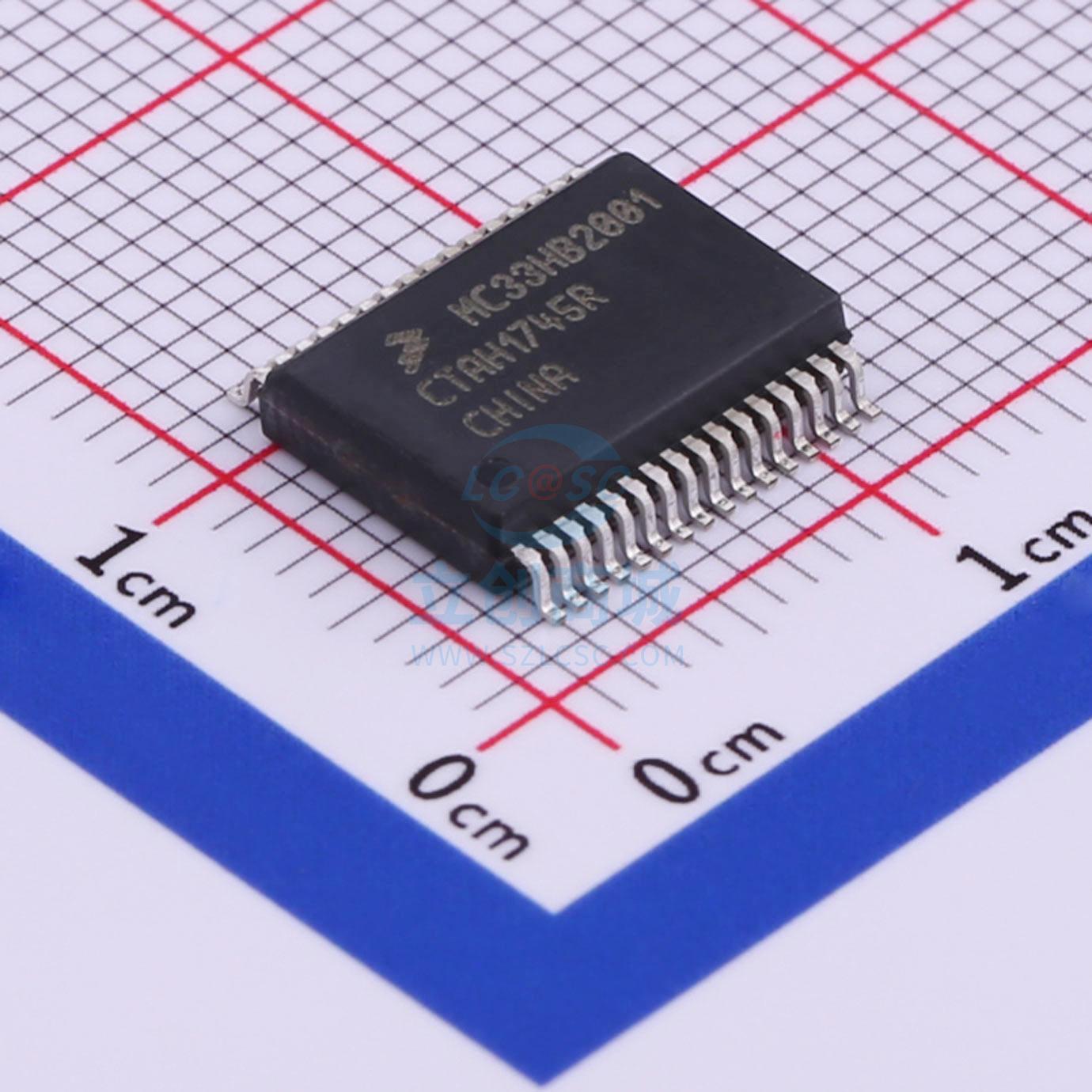 电机驱动芯片 MC33HB2001EK SOICW-32 NXP(恩智浦)