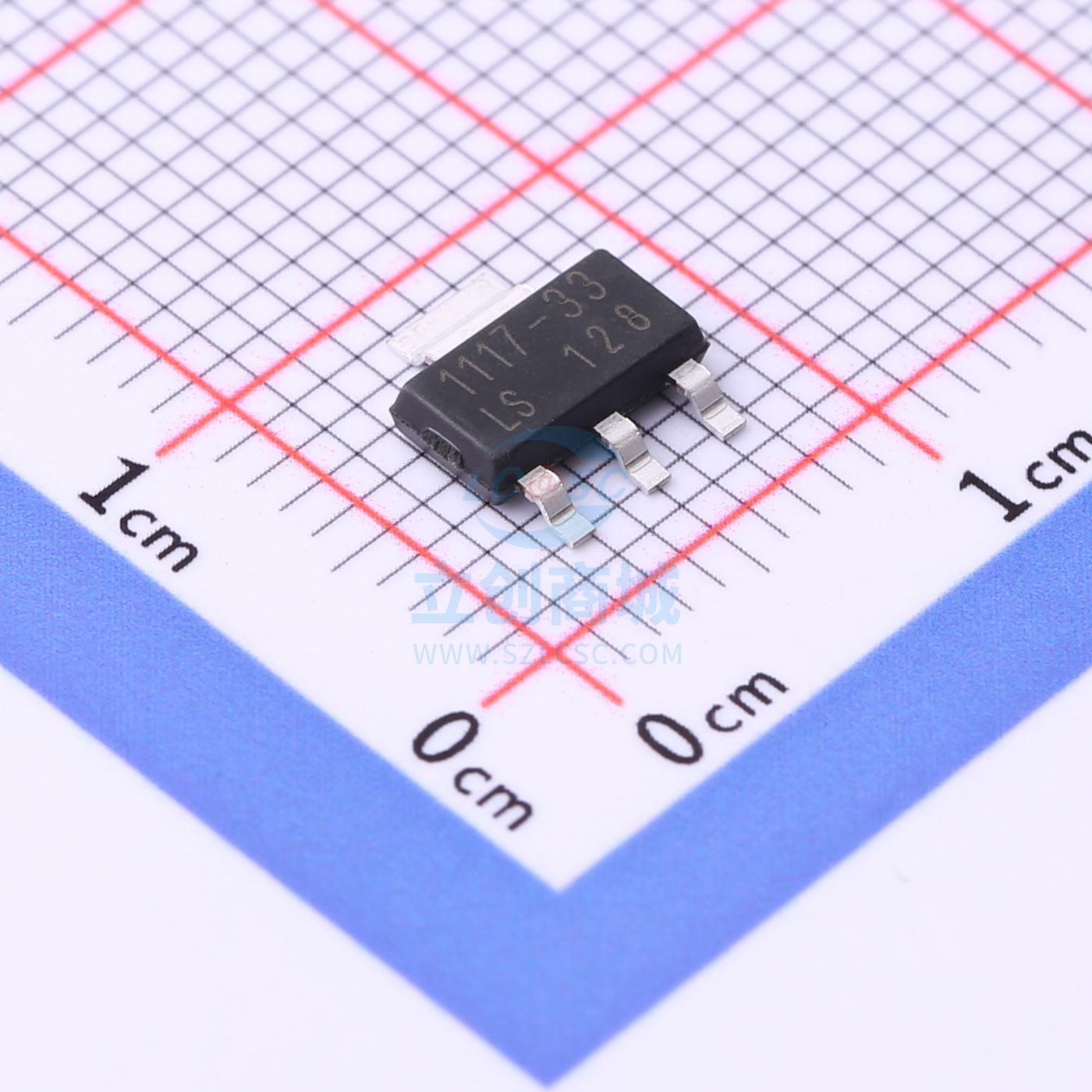 线性稳压器(LDO) PS1117-3.3 SOT-223 PSI(宝力芯)