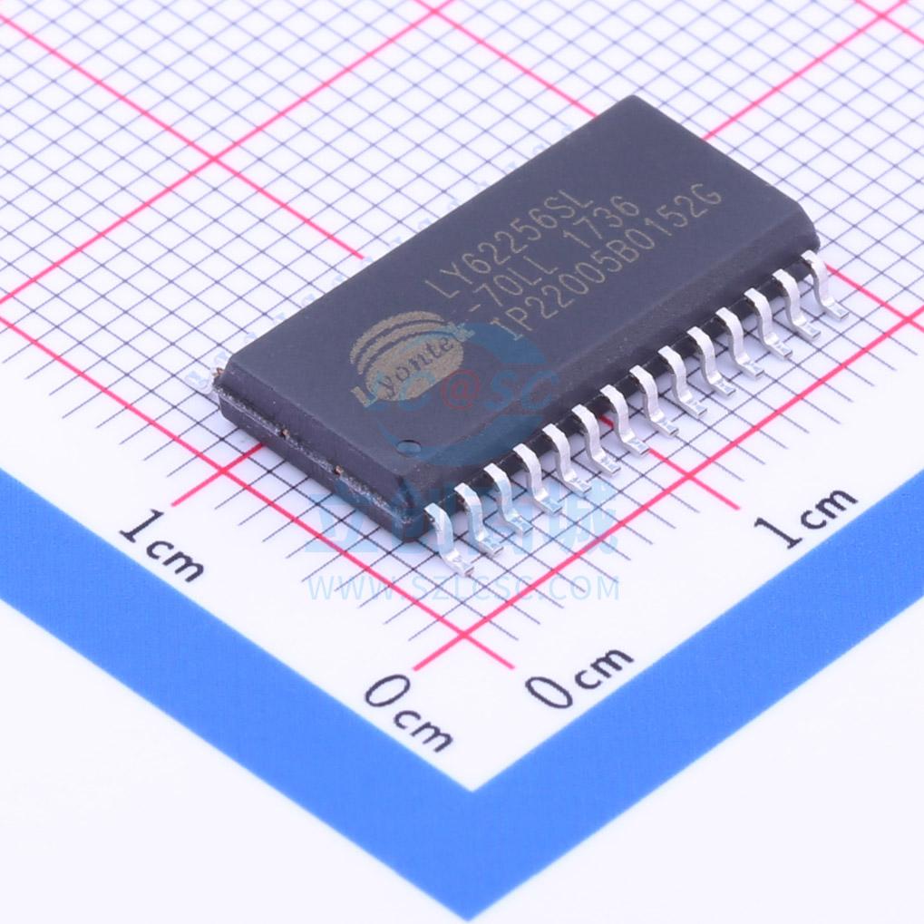 静态随机存取存储器(SRAM) LY62256SL-70LLI SOP-28_300mil Lyont