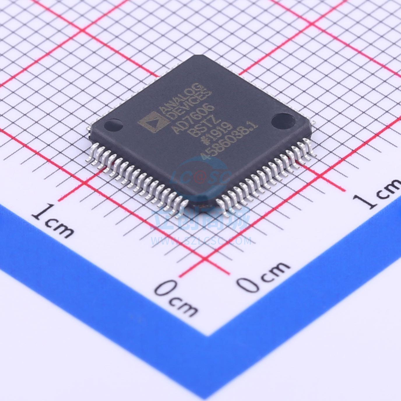模数转换芯片ADC AD7606BSTZ-RL LQFP-64_10x10x05P ADI(亚德诺)/