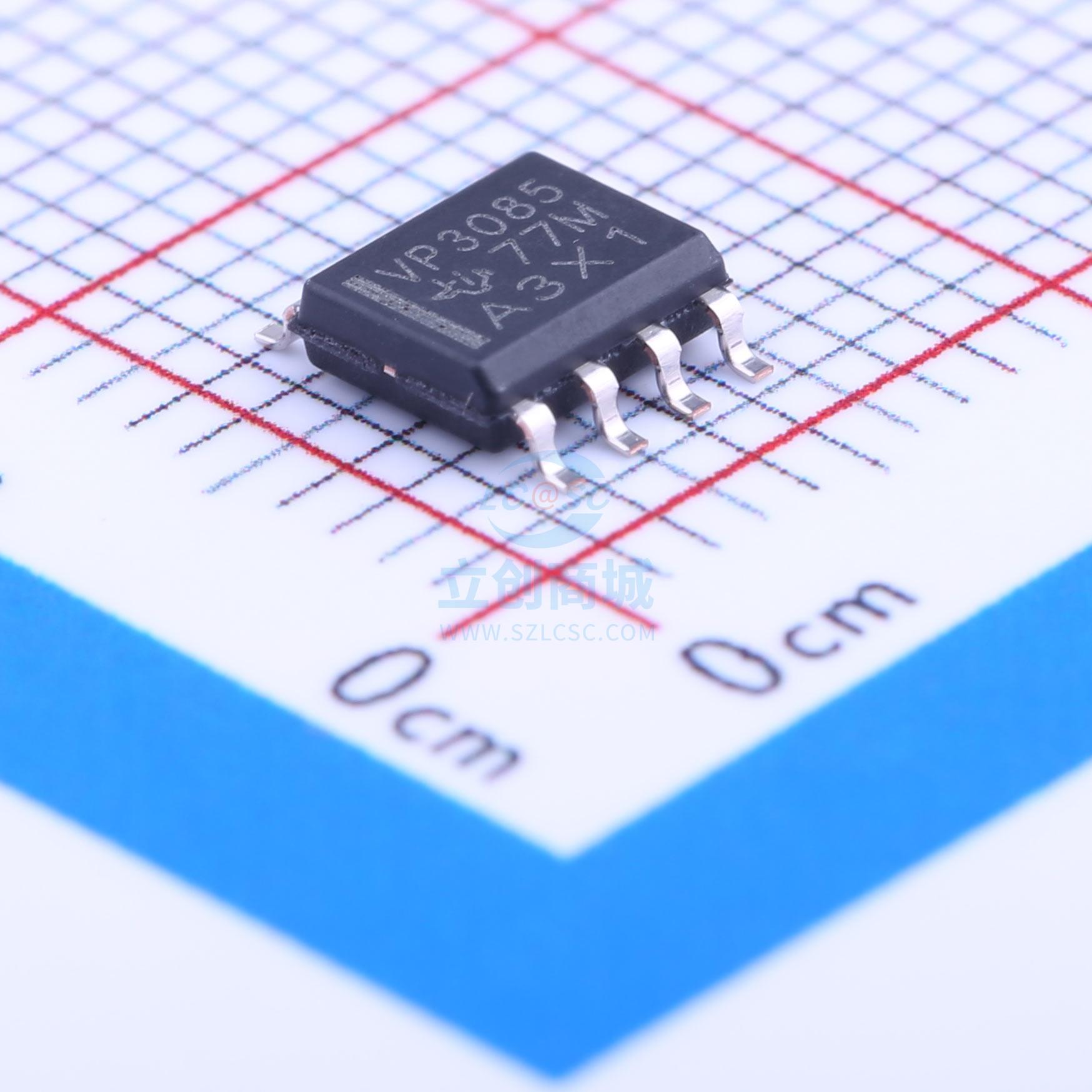 RS-485/RS-422芯片 SN65HVD3085EDR SOIC-8_150mil TI 全新原装进