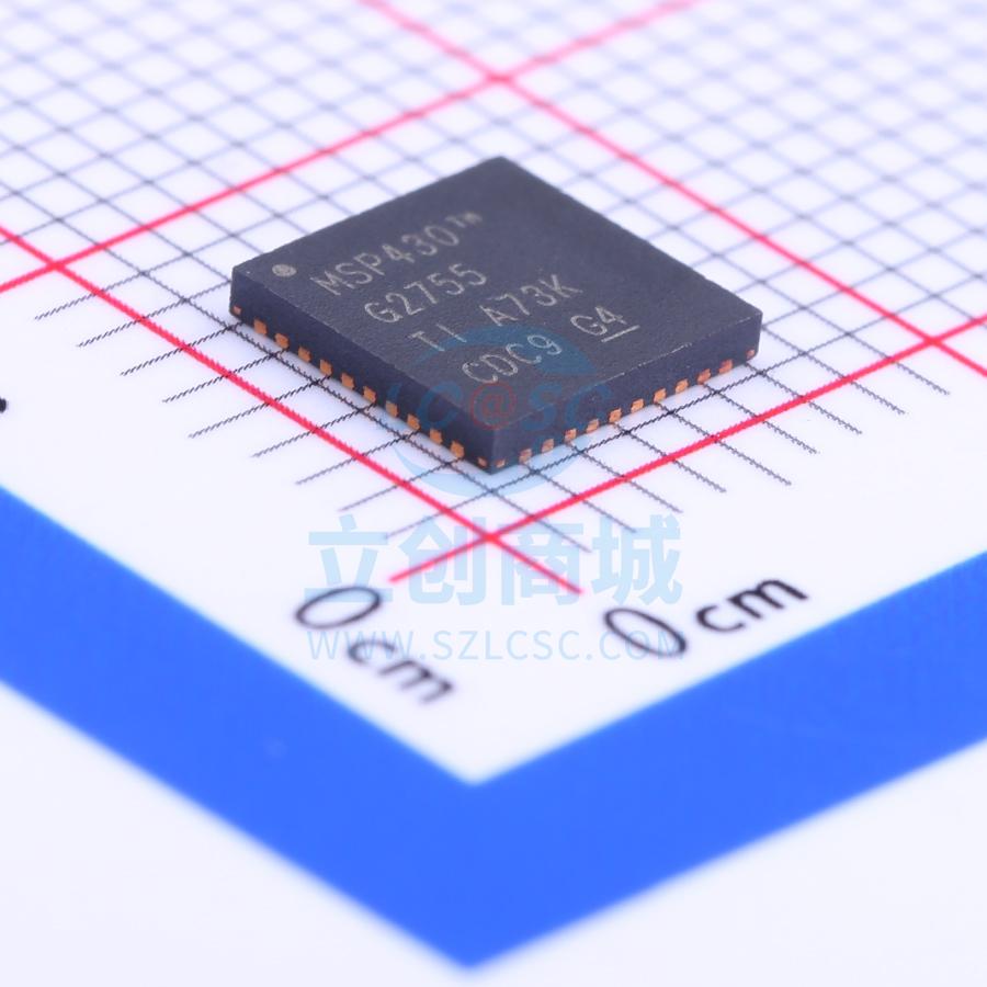 单片机 MSP430G2755IRHA40R VQFN-40_6x6x05P TI 全新原装进口