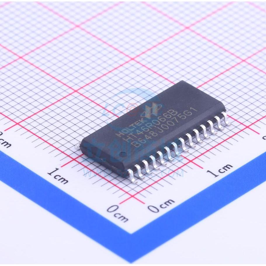 单片机(MCU/MPU/SOC) HT46R066B SOP-28_300mil全新原装进口