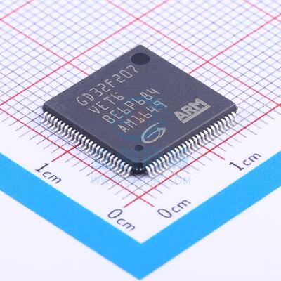 单片机(MCU/MPU/SOC) GD32F207VET6 LQFP-100_14x14x05P GD 全新