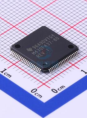 单片机 MSP430F437IPNR LQFP-80 TI 全新原装正品